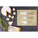 Tagliere e accessori per formaggio Ement in bambù personalizzato con logo - Pubblienne