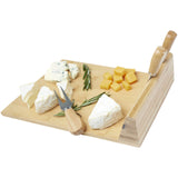 Tagliere e utensili Mancheg magnetici per formaggio in bambù personalizzato con logo - Pubblienne