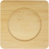 Set di 2 tazze in vetro a doppia parete da 250 ml con sottobicchiere in bambù Manti personalizzato con logo - Pubblienne