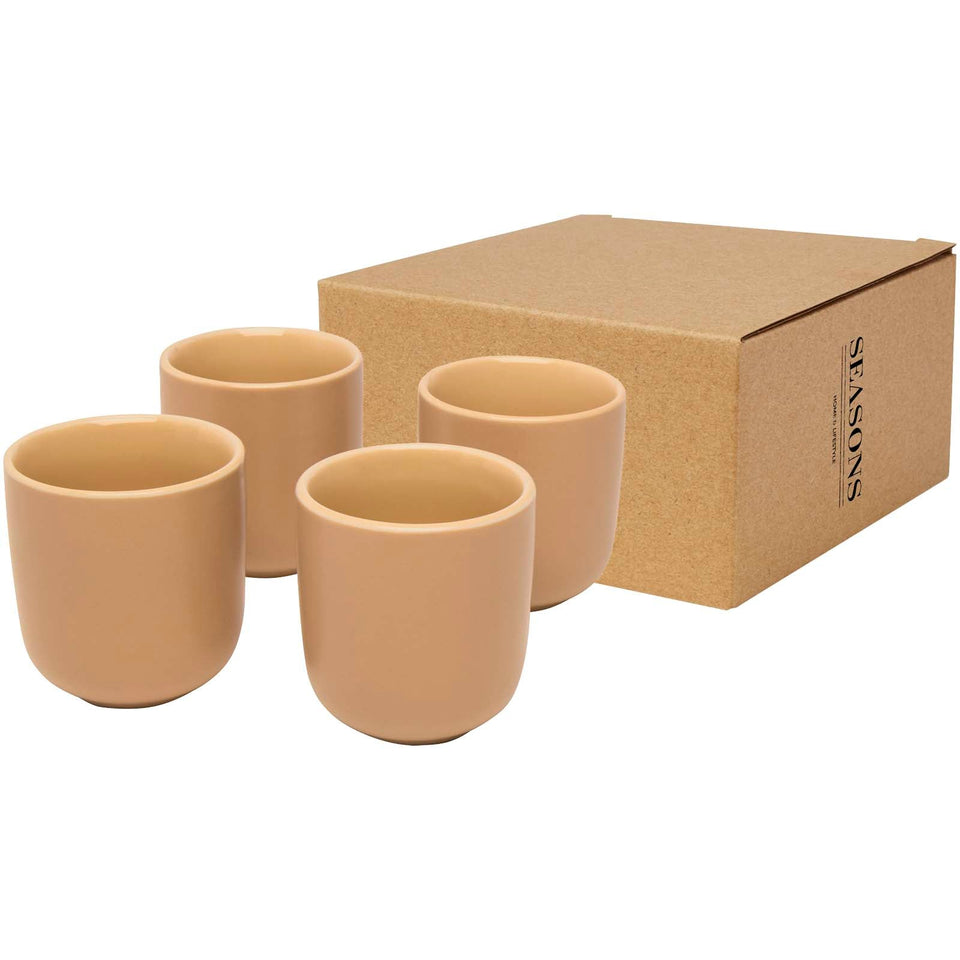 Set di 4 tazze per espresso da 90 ml Male personalizzato con logo - Pubblienne
