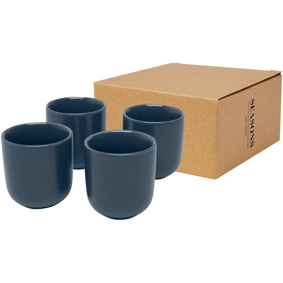 Set di 4 tazze per espresso da 90 ml Male personalizzato con logo - Pubblienne