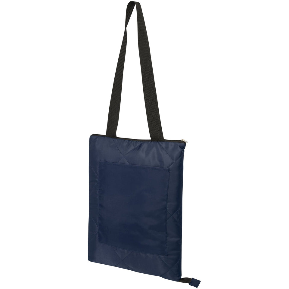 Coperta da picnic in poliestere riciclato certificato GRS Clary personalizzato con logo - Pubblienne