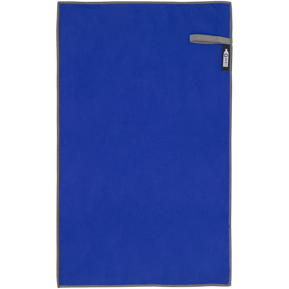 Asciugamano ultraleggero ad asciugatura rapida certificato GRS 30 x 50 cm Pieter personalizzato con logo - Pubblienne