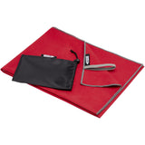 Asciugamano ultraleggero ad asciugatura rapida certificato GRS 50 x 100 cm Pieter personalizzato con logo - Pubblienne