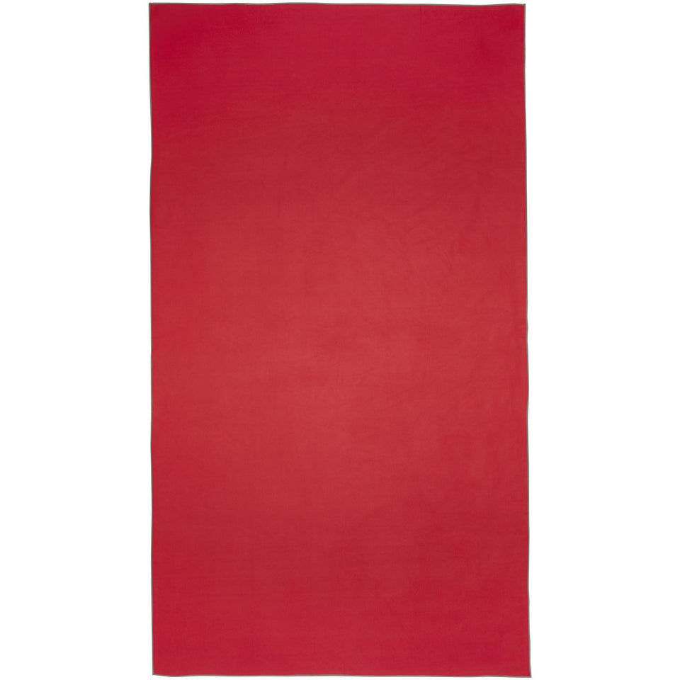 Asciugamano ultraleggero ad asciugatura rapida certificato GRS 100 x 180 cm Pieter personalizzato con logo - Pubblienne