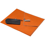 Asciugamano ultraleggero ad asciugatura rapida certificato GRS 100 x 180 cm Pieter personalizzato con logo - Pubblienne