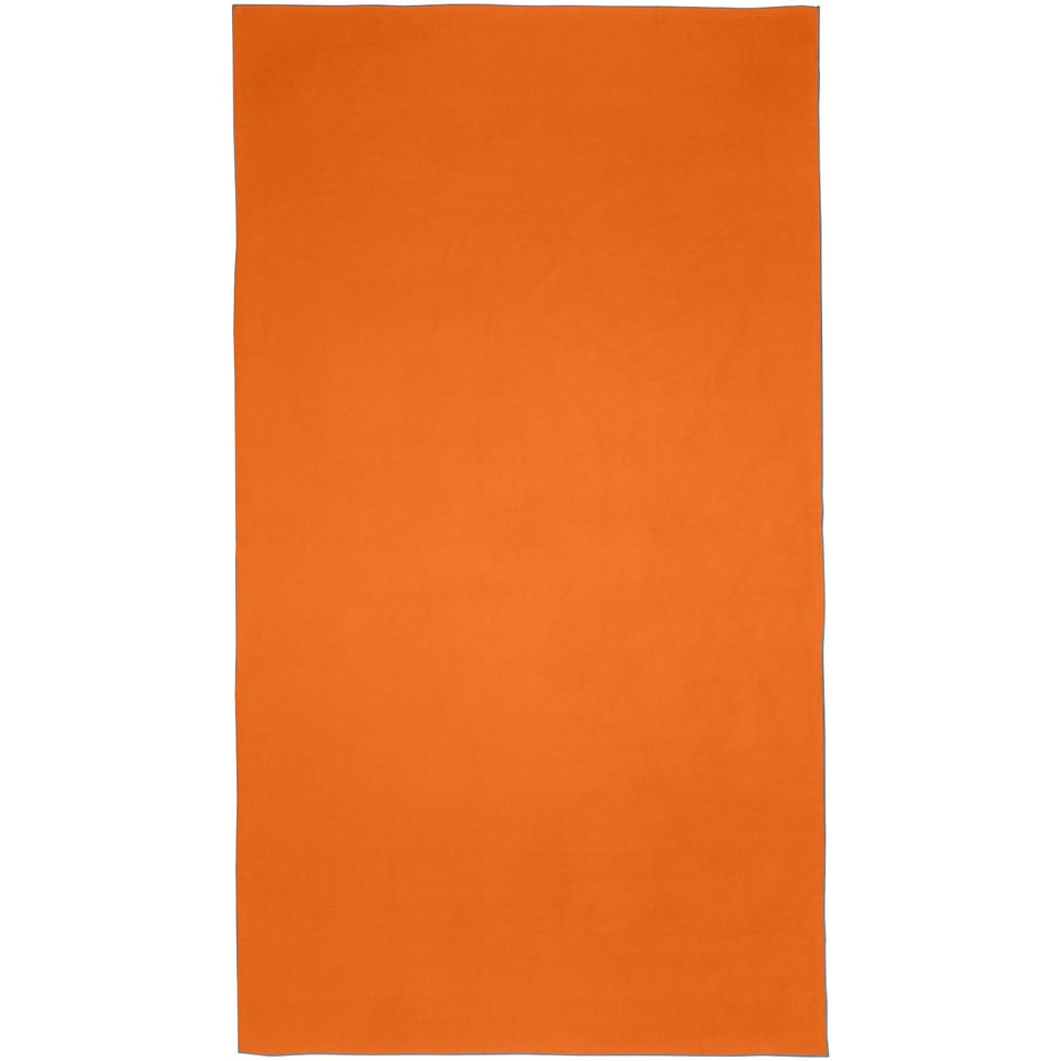 Asciugamano ultraleggero ad asciugatura rapida certificato GRS 100 x 180 cm Pieter personalizzato con logo - Pubblienne