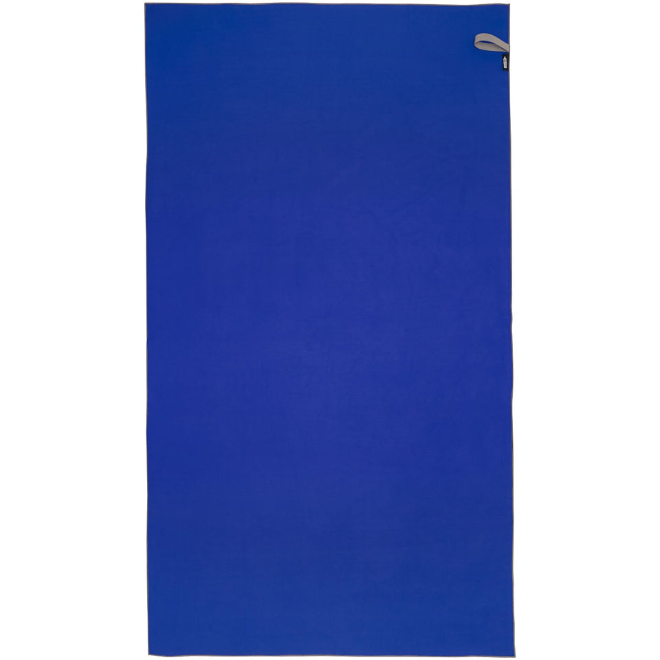 Asciugamano ultraleggero ad asciugatura rapida certificato GRS 100 x 180 cm Pieter personalizzato con logo - Pubblienne