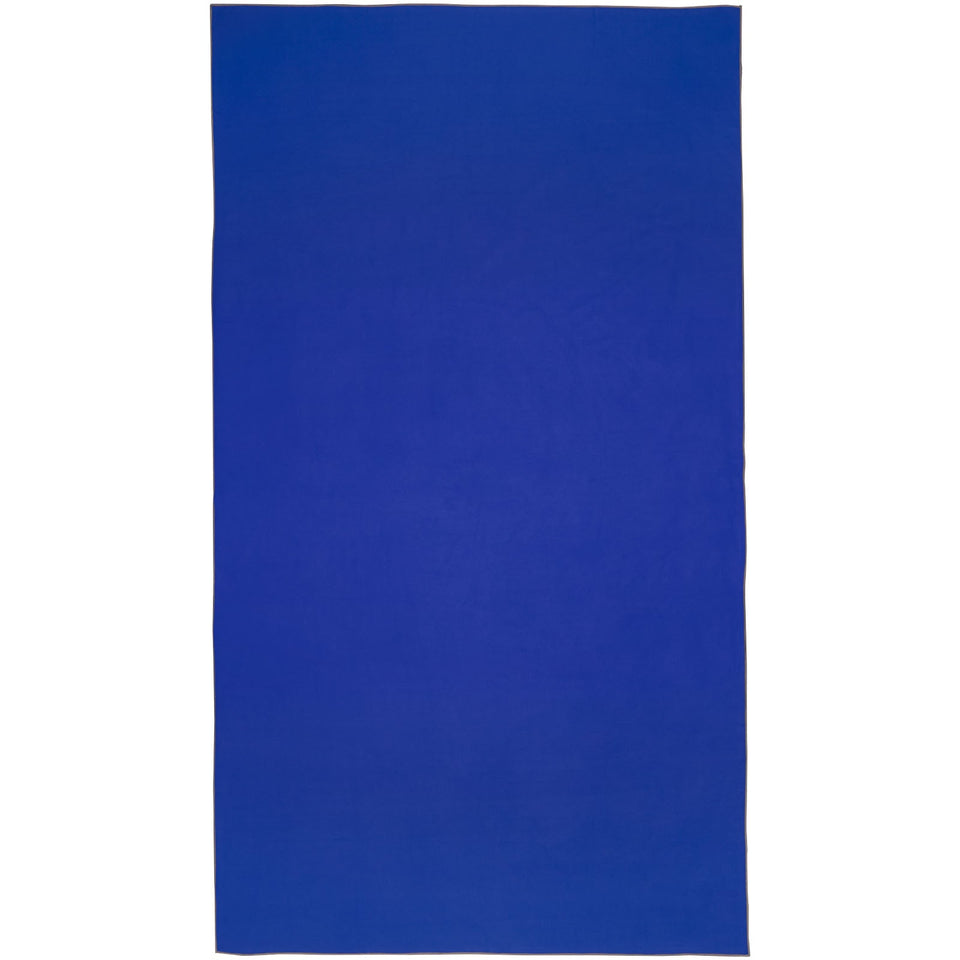 Asciugamano ultraleggero ad asciugatura rapida certificato GRS 100 x 180 cm Pieter personalizzato con logo - Pubblienne