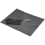 Asciugamano ultraleggero ad asciugatura rapida certificato GRS 100 x 180 cm Pieter personalizzato con logo - Pubblienne