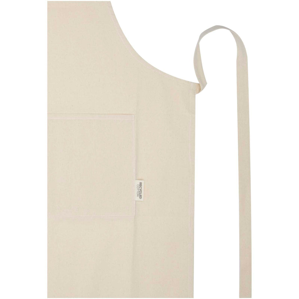 Grembiule in cotone riciclato da 200 g/m² Nia personalizzato con logo - Pubblienne