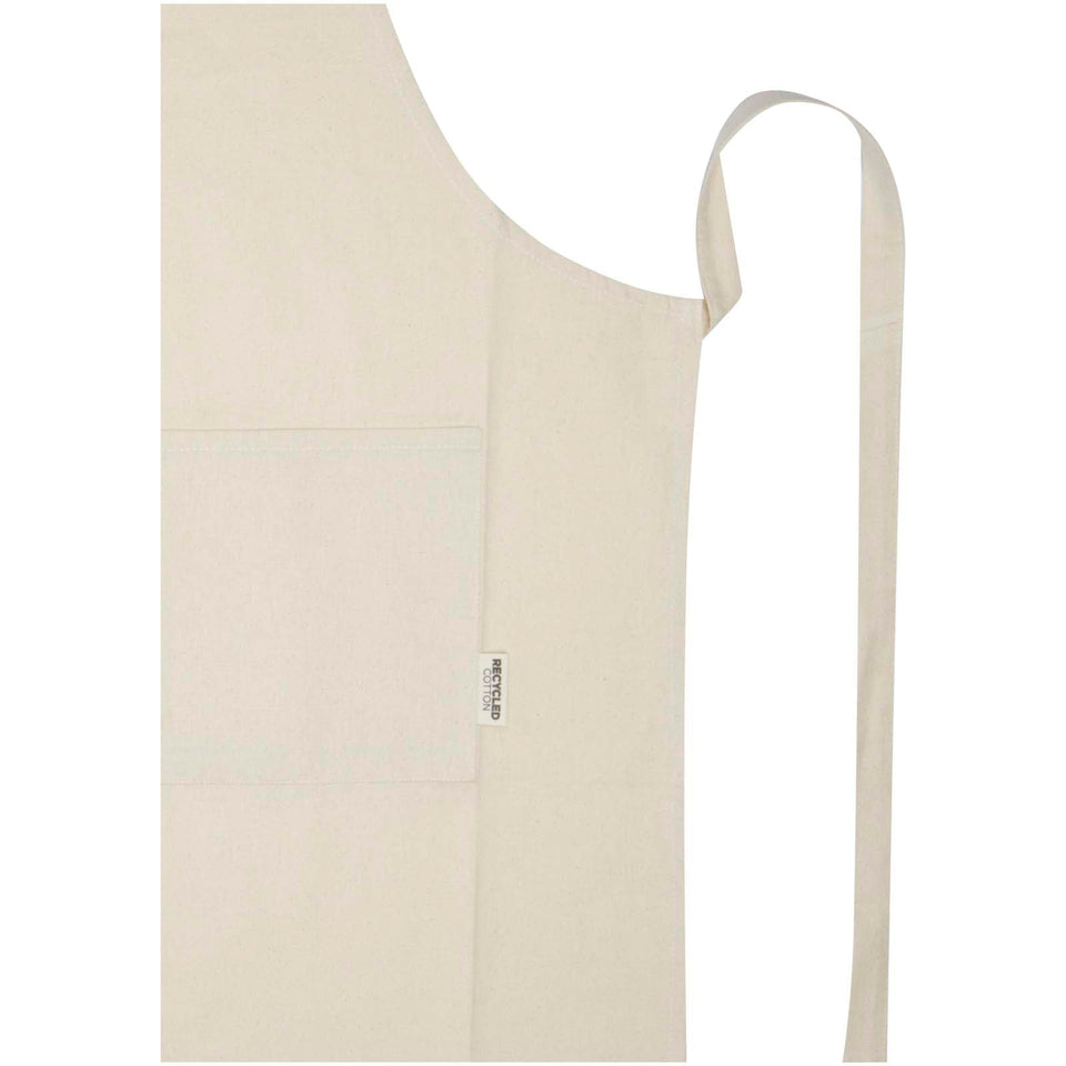 Grembiule in cotone riciclato da 200 g/m² Nia personalizzato con logo - Pubblienne