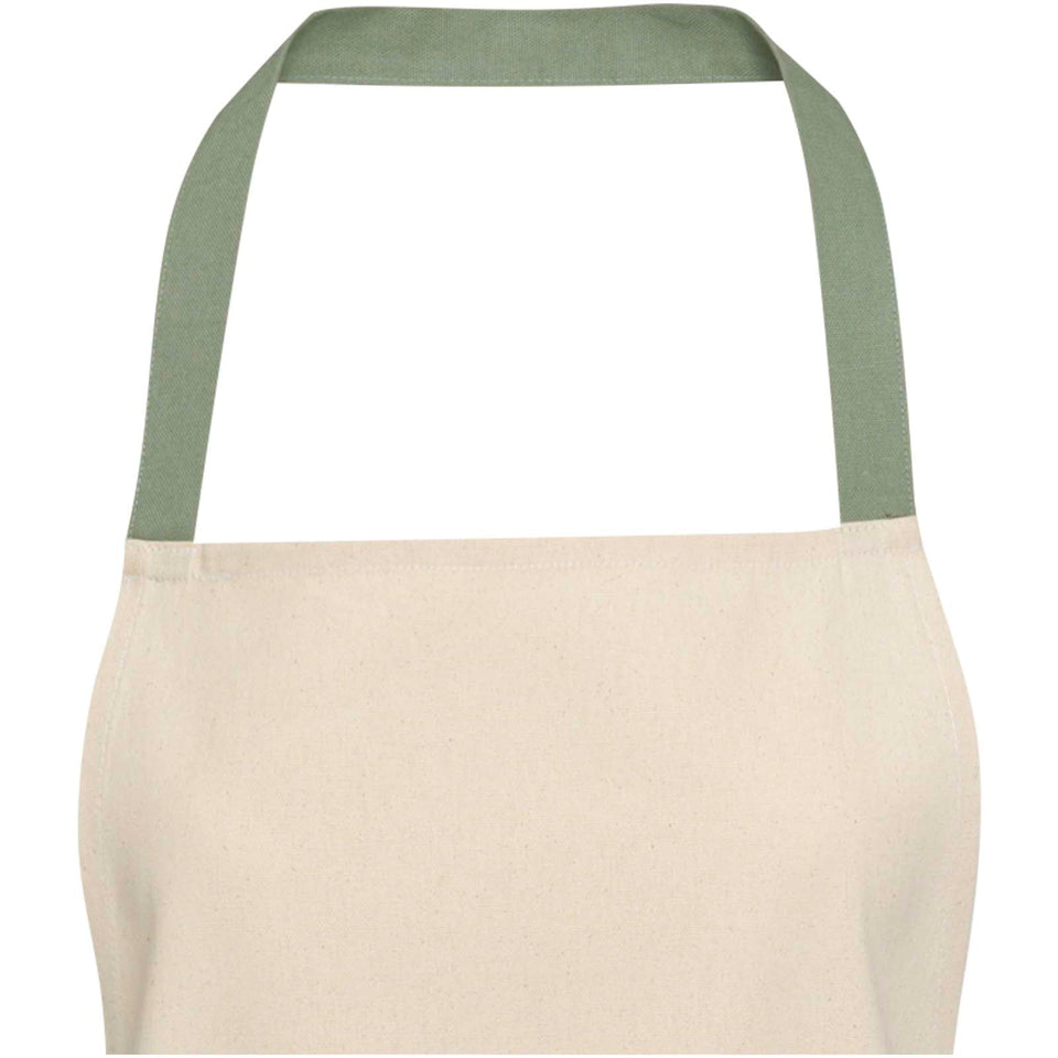 Grembiule in cotone riciclato da 200 g/m² Nia personalizzato con logo - Pubblienne