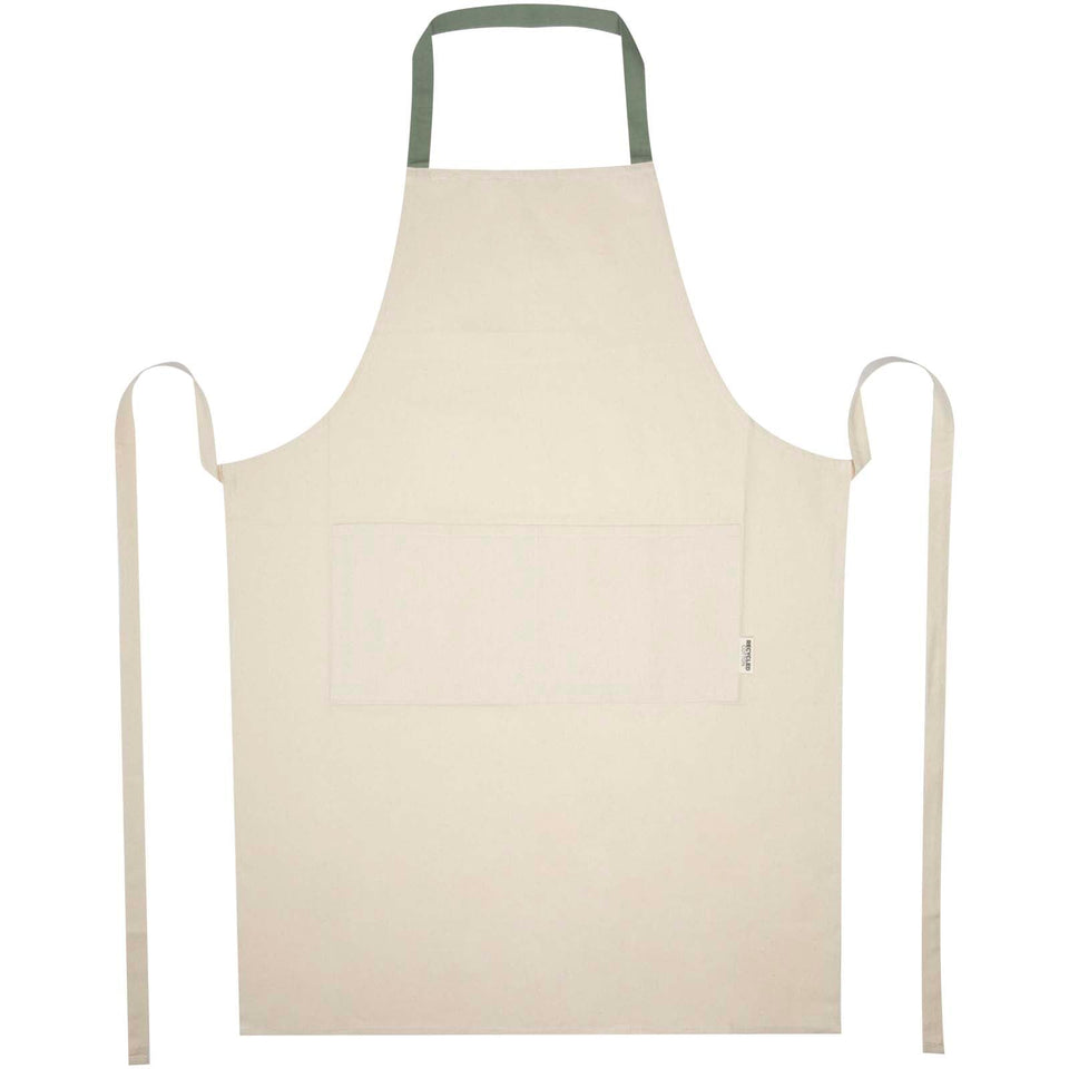 Grembiule in cotone riciclato da 200 g/m² Nia personalizzato con logo - Pubblienne