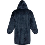 Coperta con cappuccio in tessuto certificato GRS Denali personalizzato con logo - Pubblienne
