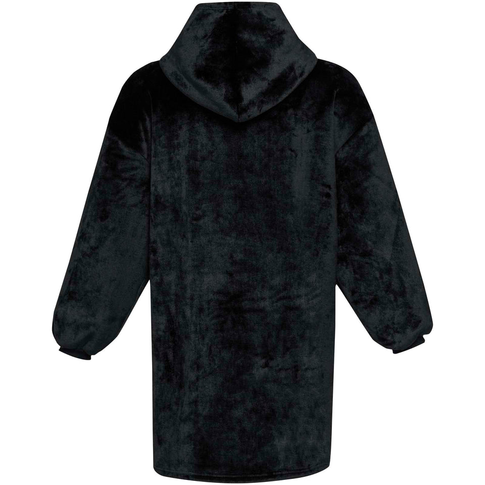 Coperta con cappuccio in tessuto certificato GRS Denali personalizzato con logo - Pubblienne
