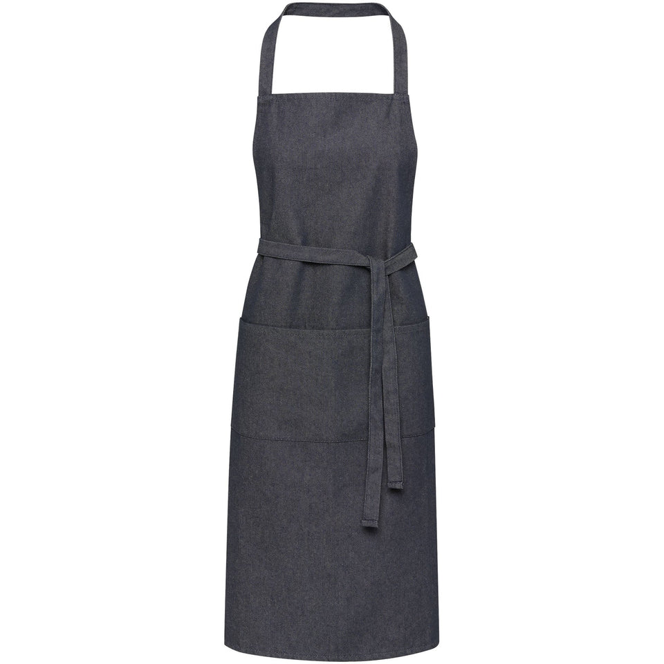 Grembiule in jeans Aware™ da 320 g/m²  Nima personalizzato con logo - Pubblienne
