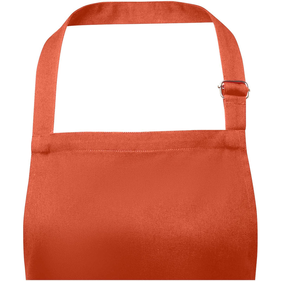 Grembiule con laccio regolabile al collo 240 g/m² Andrea personalizzato con logo - Pubblienne