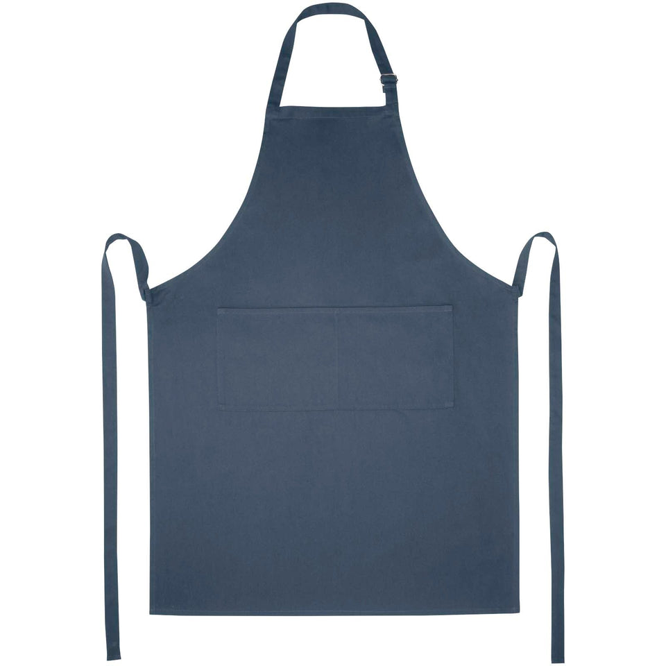 Grembiule con laccio regolabile al collo 240 g/m² Andrea personalizzato con logo - Pubblienne