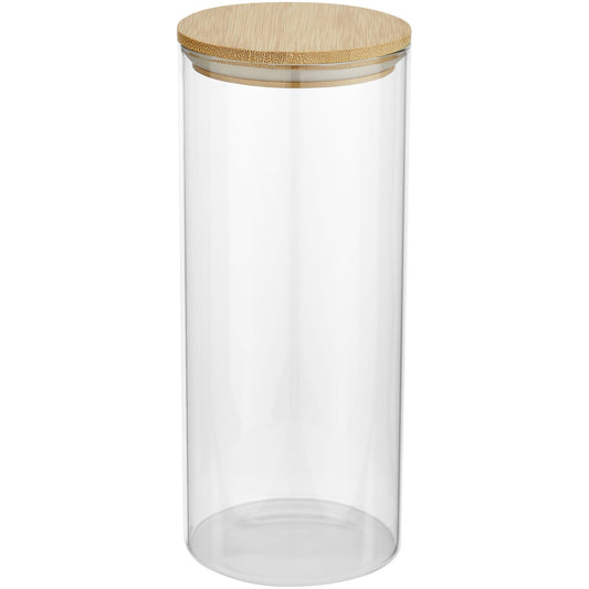 Contenitore per alimenti in vetro da 940 ml Boley personalizzato con logo - Pubblienne
