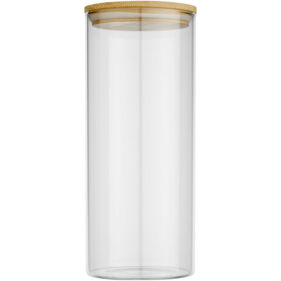 Contenitore per alimenti in vetro da 940 ml Boley personalizzato con logo - Pubblienne