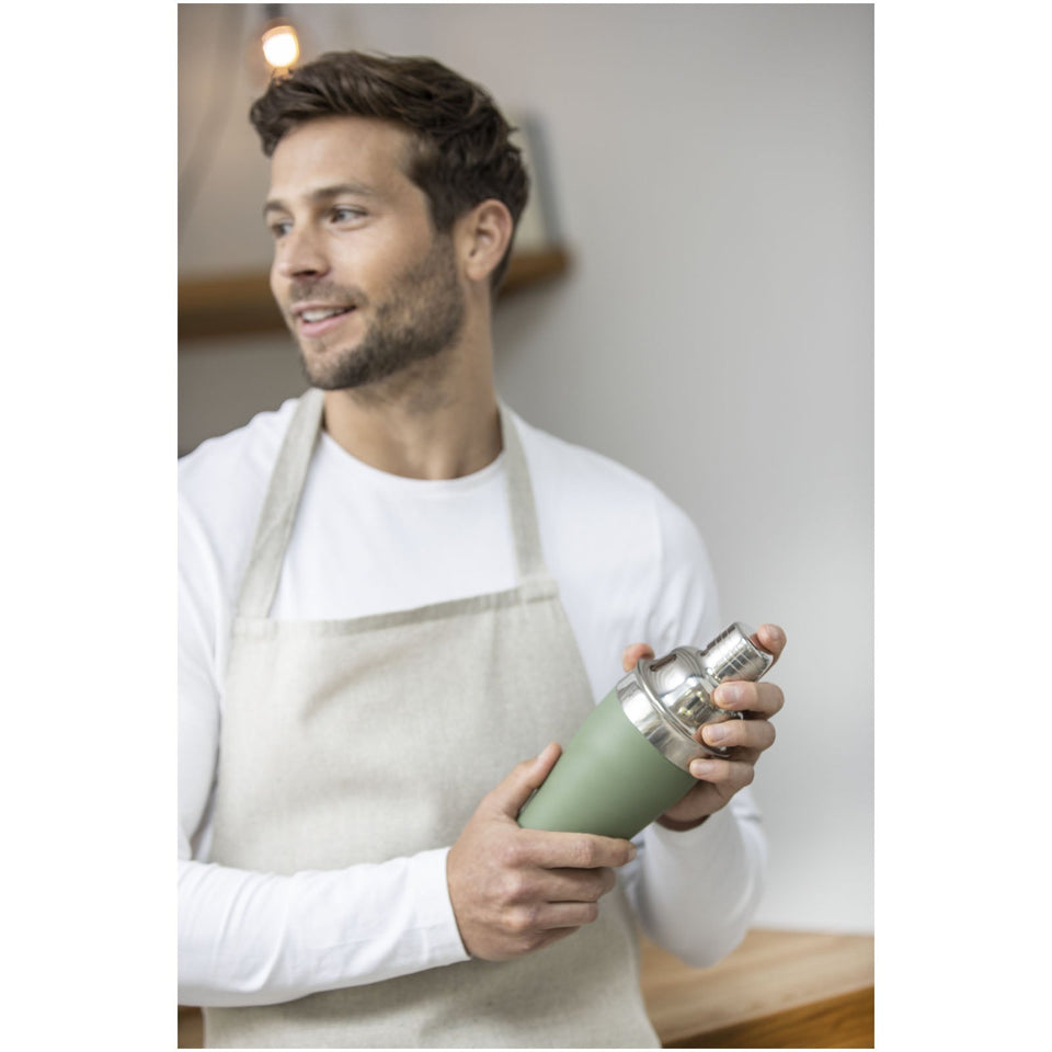 Shaker per cocktail in acciaio inossidabile riciclato Gaudie personalizzato con logo - Pubblienne