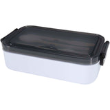 Portavivande con set di posate Snappy da 1000 ml personalizzato con logo - Pubblienne