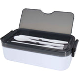Portavivande con set di posate Snappy da 1000 ml personalizzato con logo - Pubblienne