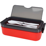 Portavivande con set di posate Snappy da 1000 ml personalizzato con logo - Pubblienne