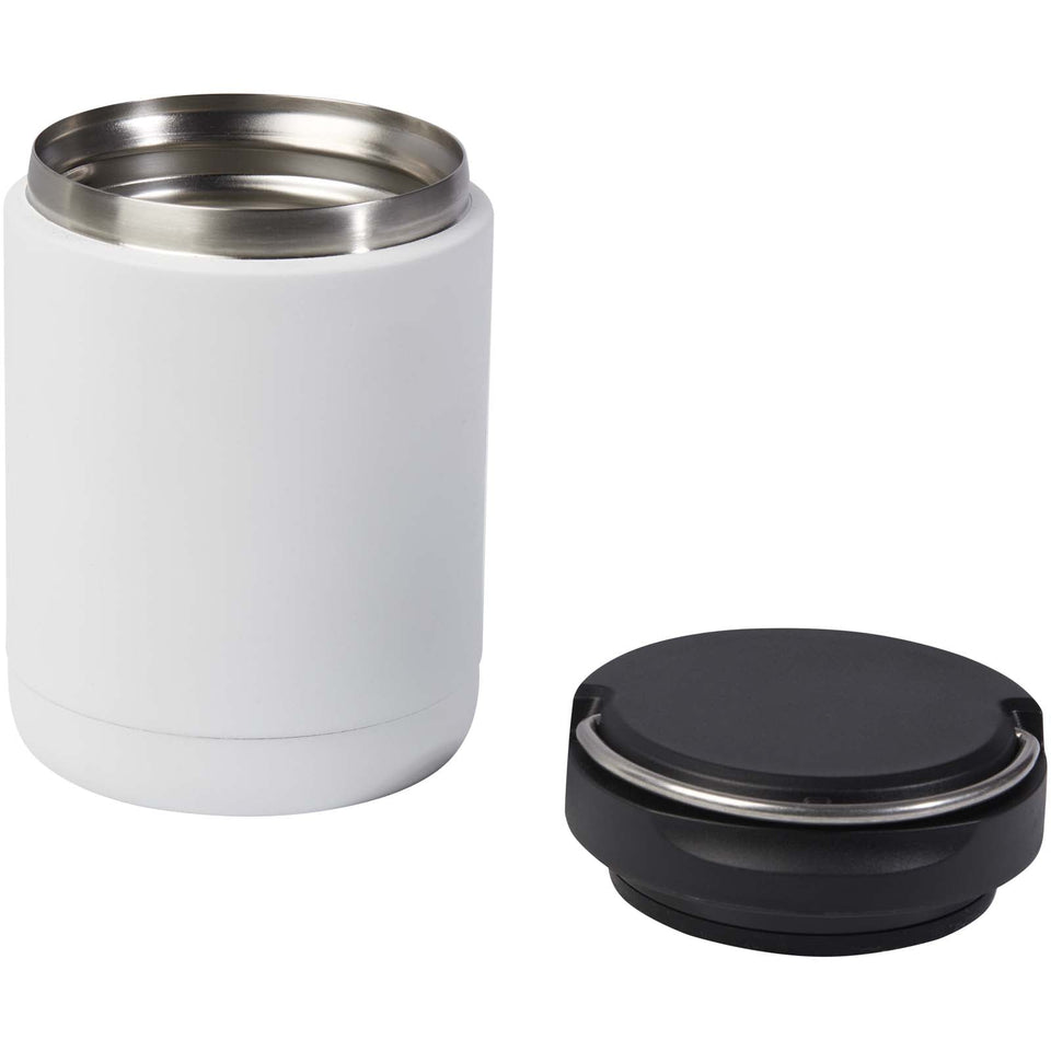 Portavivande termico in acciaio inossidabile riciclato da 500 ml Doveron personalizzato con logo - Pubblienne