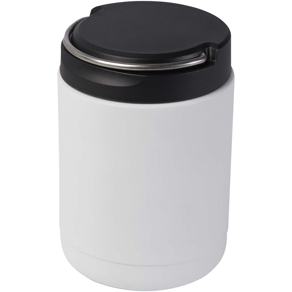 Portavivande termico in acciaio inossidabile riciclato da 500 ml Doveron personalizzato con logo - Pubblienne