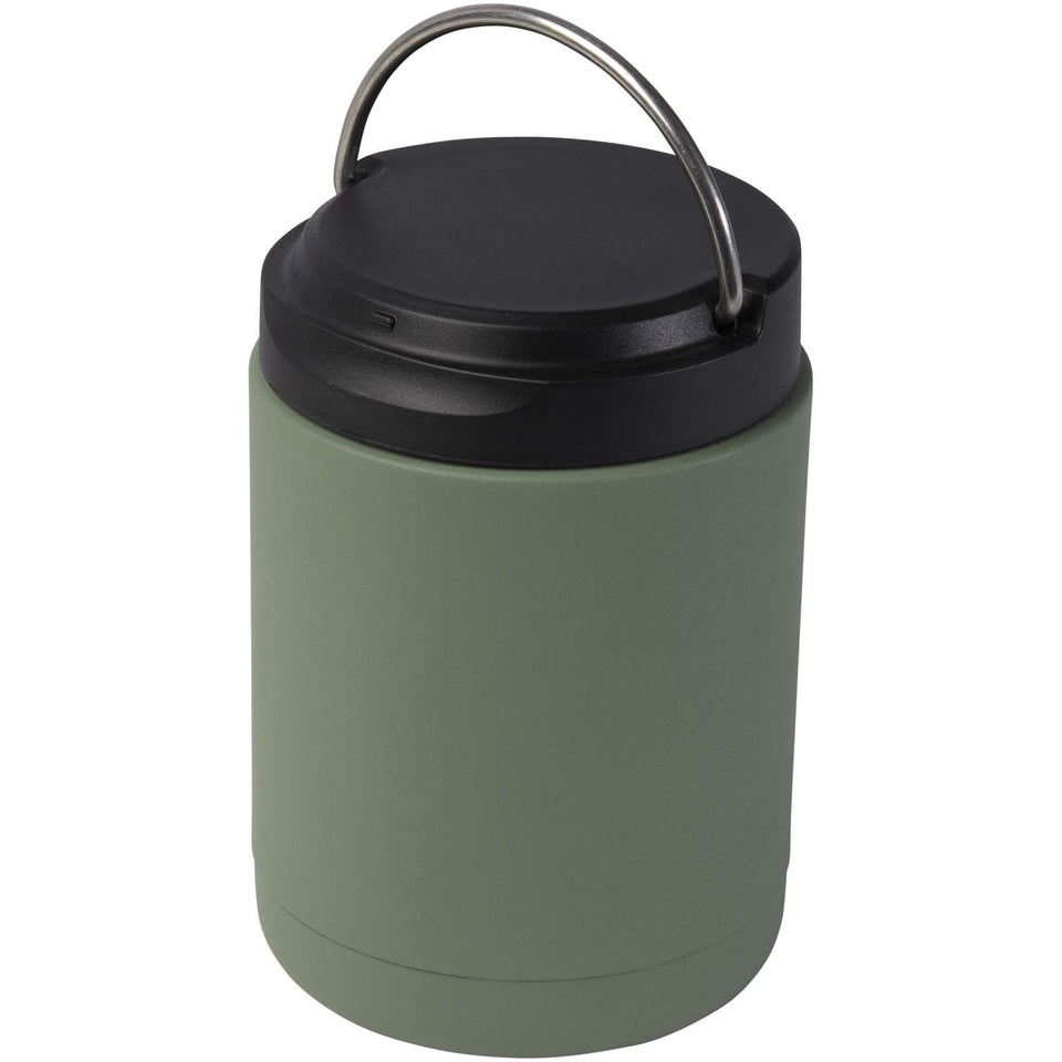 Portavivande termico in acciaio inossidabile riciclato da 500 ml Doveron personalizzato con logo - Pubblienne