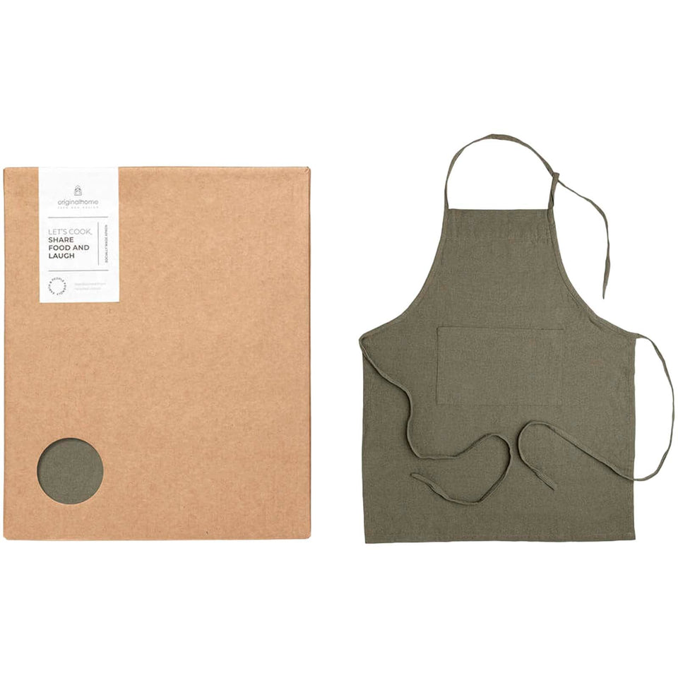 Grembiule in tessuto riciclato Originalhome personalizzato con logo - Pubblienne