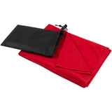 Asciugamano sportivo in PET riciclato 50 x 100 cm Lucas personalizzato con logo - Pubblienne