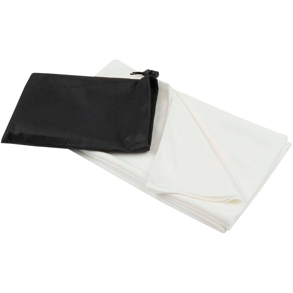 Asciugamano sportivo in PET riciclato 70 x 140 cm Lucas personalizzato con logo - Pubblienne