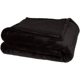 Coperta in sherpa riciclato certificato GRS Ashen personalizzato con logo - Pubblienne