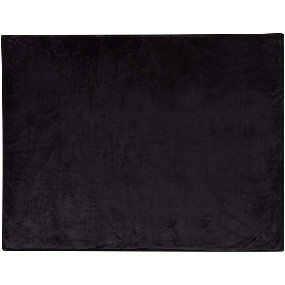 Coperta in sherpa riciclato certificato GRS Ashen personalizzato con logo - Pubblienne