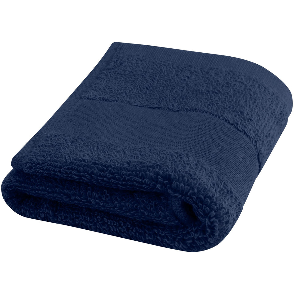 Asciugamano 30 x 50 cm in cotone da 450 g/m² Sophia personalizzato con logo - Pubblienne