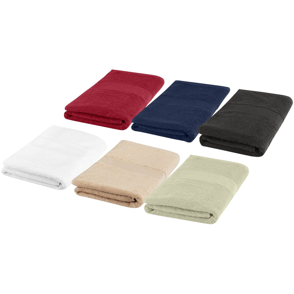Asciugamano 30 x 50 cm in cotone da 450 g/m² Sophia personalizzato con logo - Pubblienne