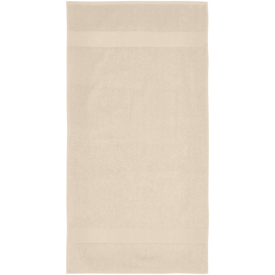 Asciugamano 50 x 100 cm in cotone da 450 g/m² Charlotte personalizzato con logo - Pubblienne