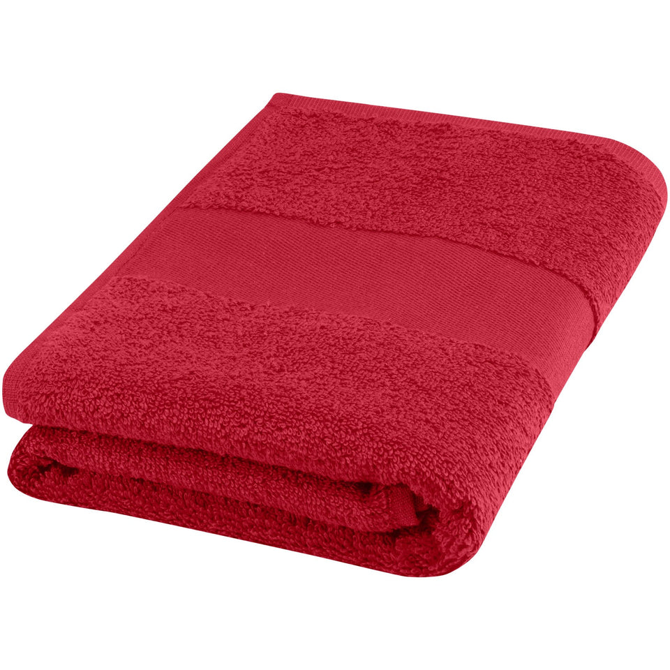 Asciugamano 50 x 100 cm in cotone da 450 g/m² Charlotte personalizzato con logo - Pubblienne
