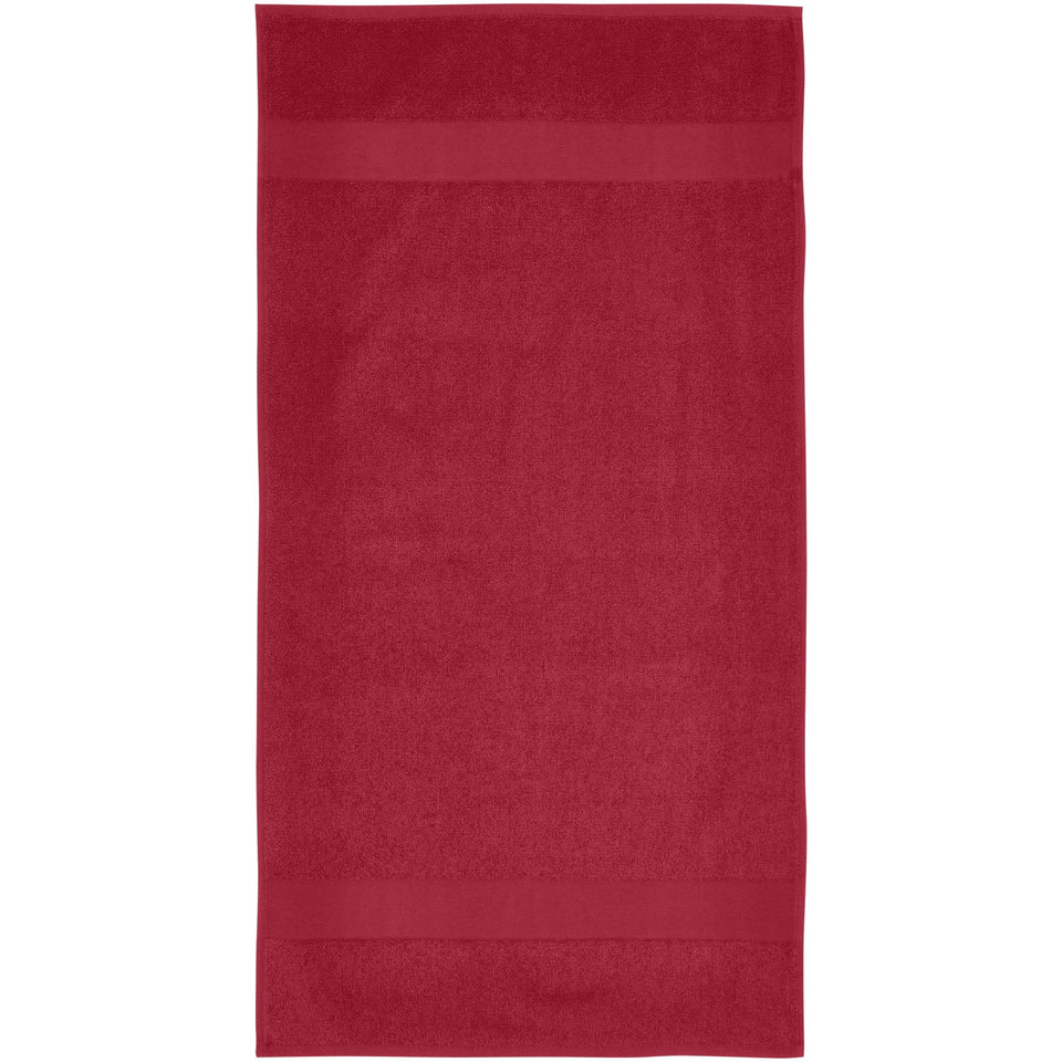 Asciugamano 50 x 100 cm in cotone da 450 g/m² Charlotte personalizzato con logo - Pubblienne