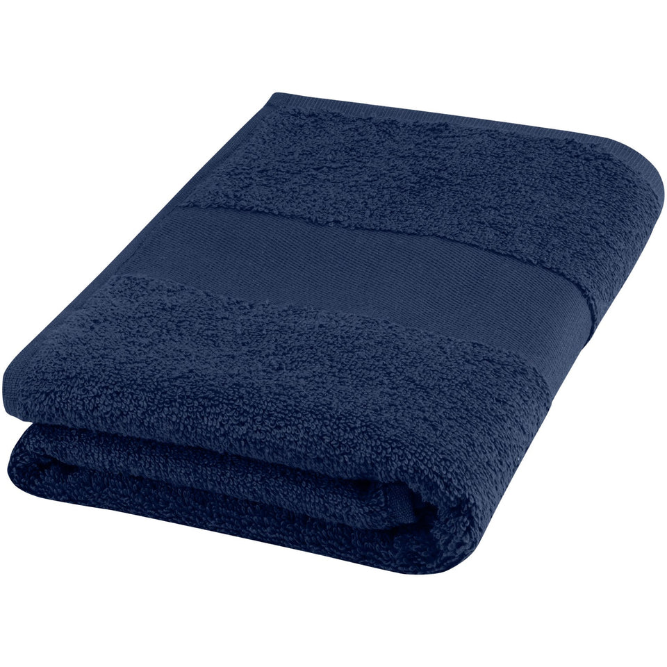 Asciugamano 50 x 100 cm in cotone da 450 g/m² Charlotte personalizzato con logo - Pubblienne