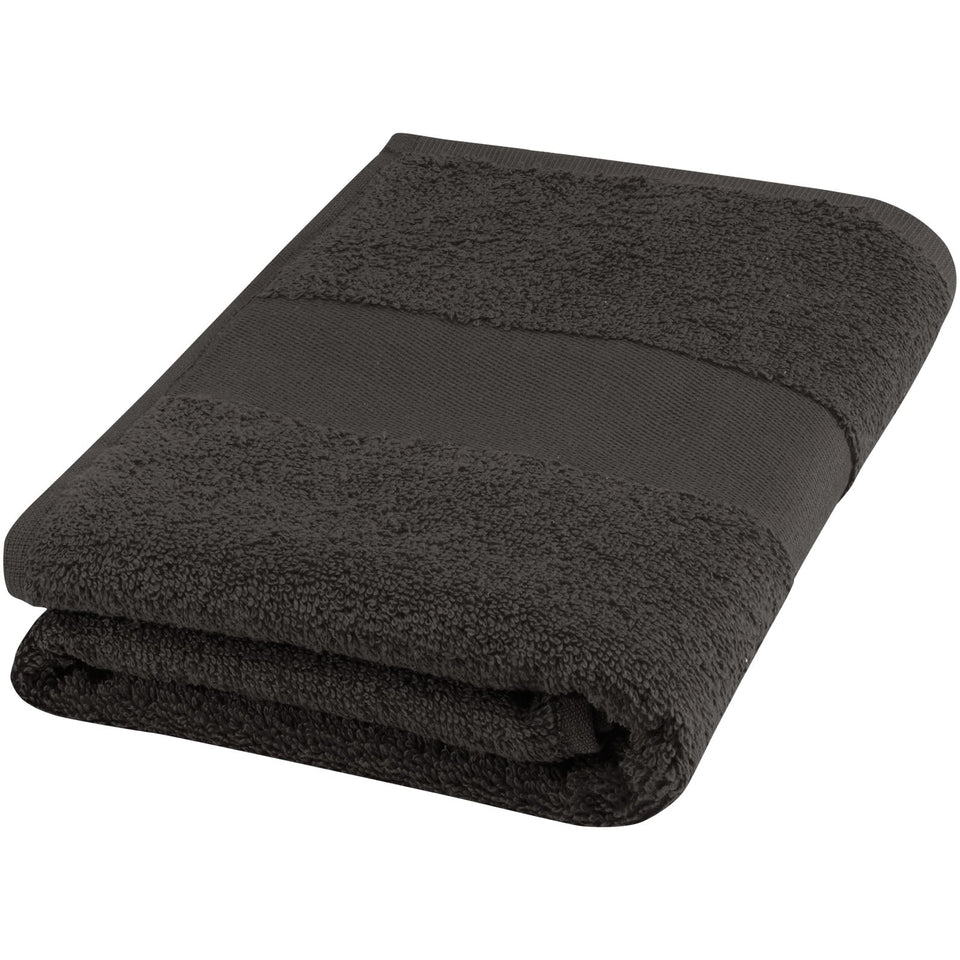 Asciugamano 50 x 100 cm in cotone da 450 g/m² Charlotte personalizzato con logo - Pubblienne
