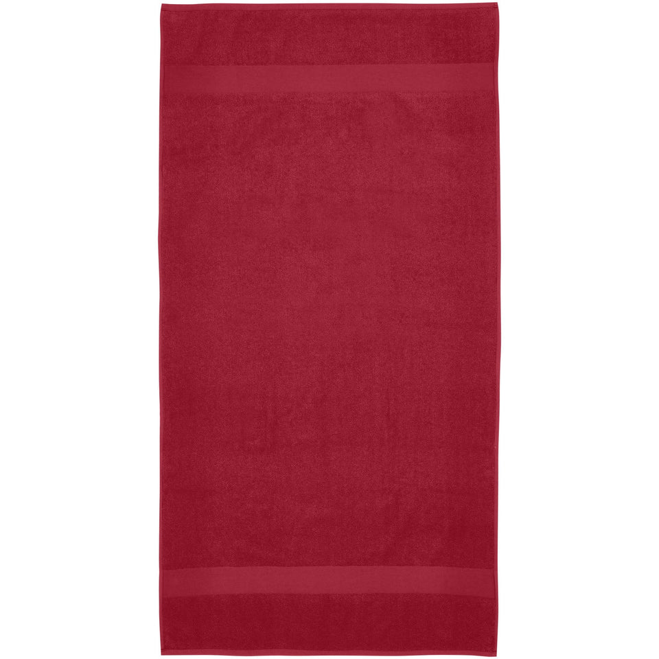 Asciugamano 70 x 140 cm in cotone da 450 g/m² Amelia personalizzato con logo - Pubblienne