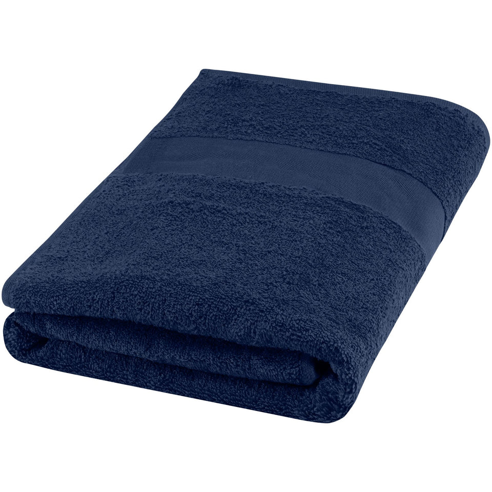 Asciugamano 70 x 140 cm in cotone da 450 g/m² Amelia personalizzato con logo - Pubblienne