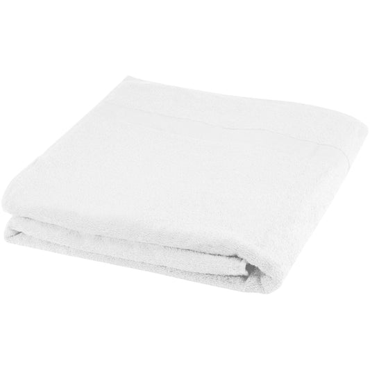 Asciugamano 100 x 180 cm in cotone da 450 g/m² Evelyn personalizzato con logo - Pubblienne