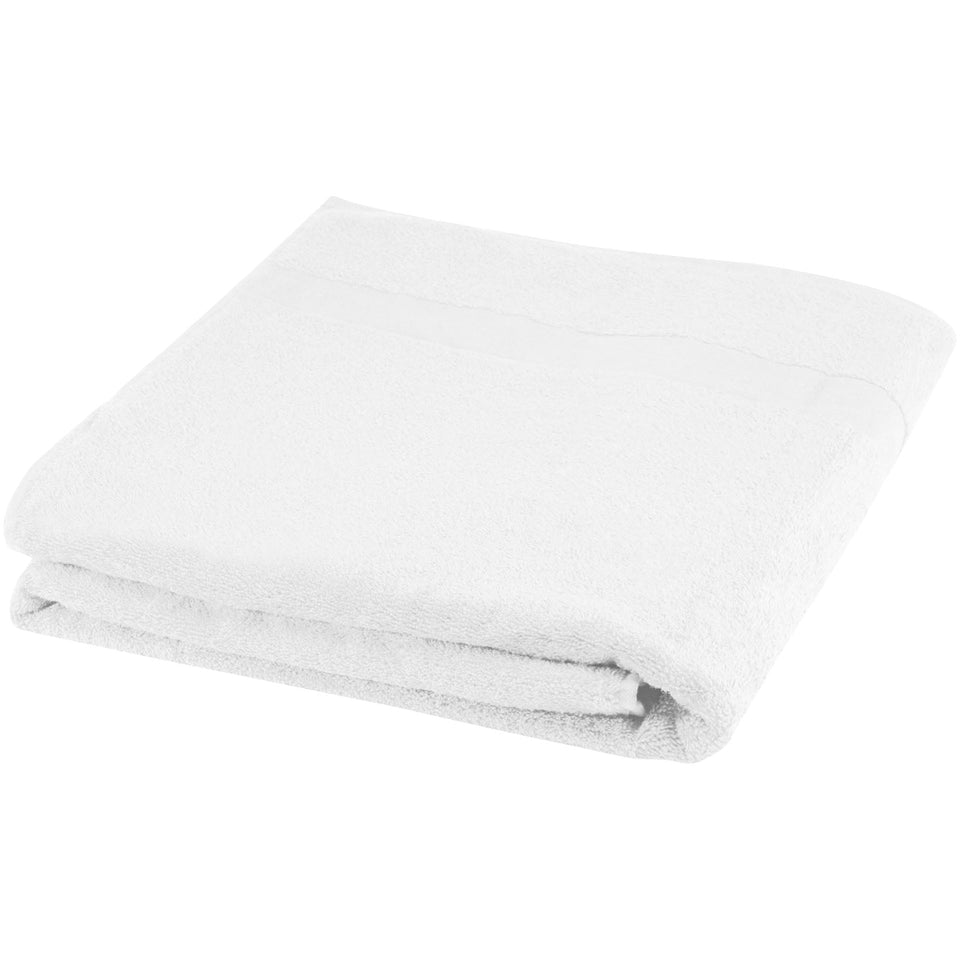 Asciugamano 100 x 180 cm in cotone da 450 g/m² Evelyn personalizzato con logo - Pubblienne