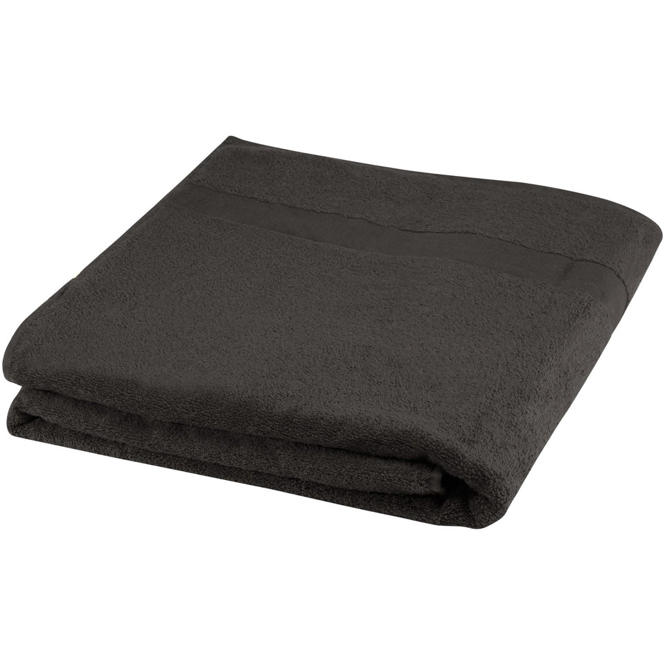 Asciugamano 100 x 180 cm in cotone da 450 g/m² Evelyn personalizzato con logo - Pubblienne