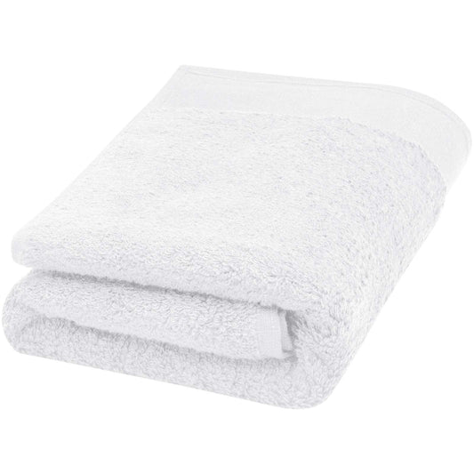 Asciugamano 50 x 100 cm in cotone da 550 g/m² Nora personalizzato con logo - Pubblienne